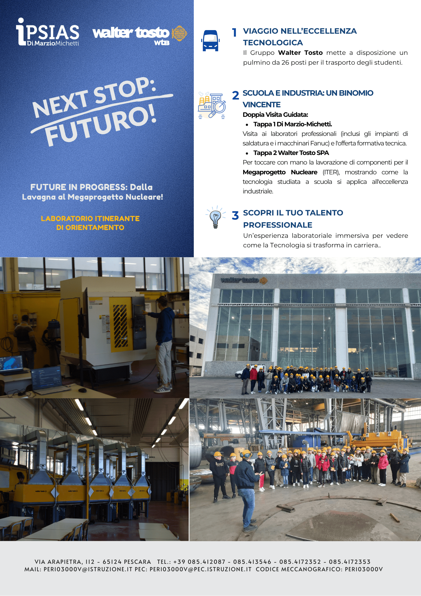 Locandina Open Day e Micro-inserimenti laboratoriali 2023